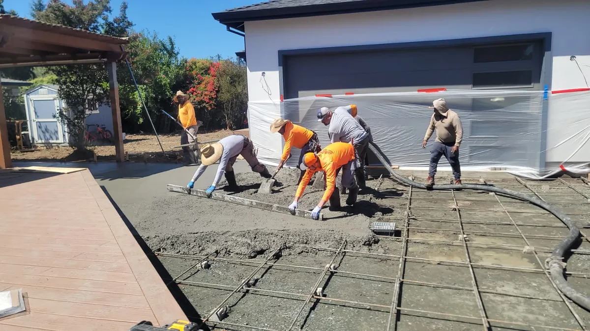 concrete masonary services bau area ca quail mountain builders